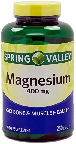 Magnesio 400 Mg 250 Tabletas de Spring Valley - imagen 1