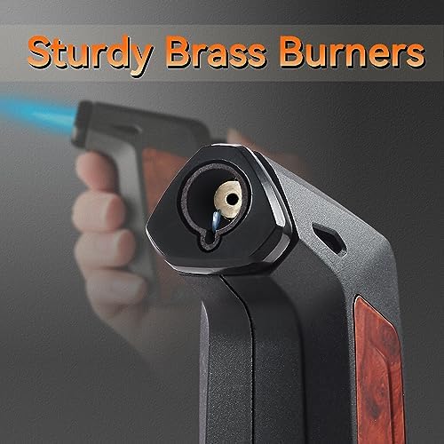 Encendedor de Soplete Refillable Zoocura, 2 Piezas, Lighter de Llama Jet Única, Ajustable, a Prueba de Viento para Hombres, BBQ y Camping - imagen 2