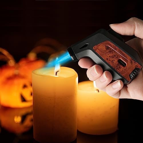 Encendedor de Soplete Refillable Zoocura, 2 Piezas, Lighter de Llama Jet Única, Ajustable, a Prueba de Viento para Hombres, BBQ y Camping - imagen 6