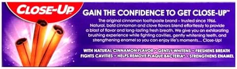 Gel Dental Anticaries Close-Up con Sabor Ultra Canela, 4.0 oz, Paquete de 2 - imagen 4