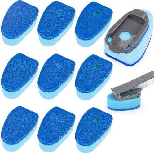 Recargas de Esponja para Cepillo Scotch-Brite - Paquete de 10 Recargas de Cepillo Antirayaduras para Utensilios Antiadherentes, Vidrio y Bañeras - imagen 1