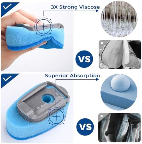 Recargas de Esponja para Cepillo Scotch-Brite - Paquete de 10 Recargas de Cepillo Antirayaduras para Utensilios Antiadherentes, Vidrio y Bañeras - imagen 5