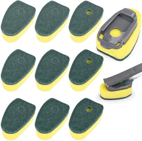 Recargas de Esponja para Cepillo Scotch-Brite - Paquete de 10 Recargas de Cepillo Antirayaduras para Utensilios Antiadherentes, Vidrio y Bañeras - imagen 8