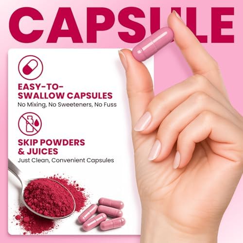 Cápsulas de Remolacha ZENVIVIAN – Suplemento en Polvo No Transgénico de 1300mg – 60 Cápsulas Veganas para Energía Natural, Flujo Sanguíneo y Soporte - imagen 4