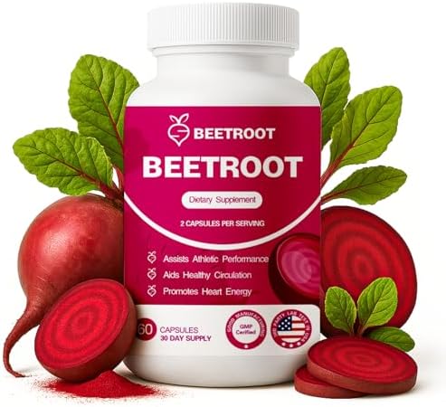 Cápsulas de Remolacha ZENVIVIAN – Suplemento en Polvo No Transgénico de 1300mg – 60 Cápsulas Veganas para Energía Natural, Flujo Sanguíneo y Soporte - imagen 8