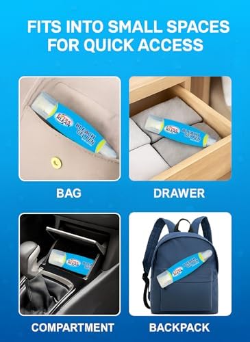 Bolígrafo Quitamanchas en Gel Bleach – Tamaño de Viaje para Ropa, Limpiador Instantáneo de Manchas, Esenciales y Accesorios de Viaje - imagen 5