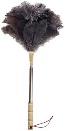 Duster de Plumas de Avestruz Aldwin con Extensión de Hasta 43 Pulgadas, Limpiador Reutilizable y Lavable para Oficina, Auto y Persianas - imagen 2