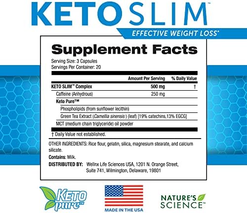 Nature's Science Keto Slim, 60 cápsulas - imagen 2