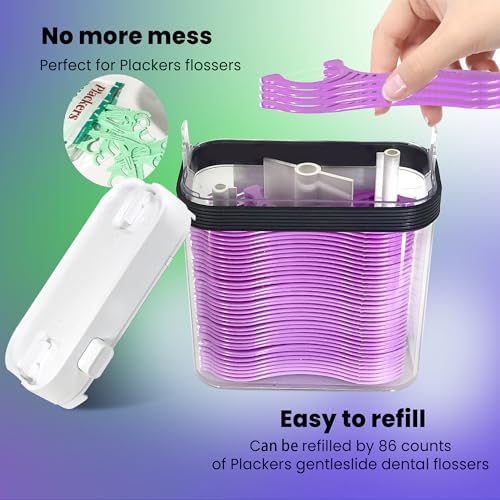 Soporte para Hilo Dental Vacío, Dispensador de Palillos de Hilo Dental para Limpieza Bucal, Estuche de Hilo Dental para Viajes - imagen 4