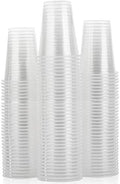 Paquete de 100 Vasos de Plástico de 8 Oz, Vasos Transparentes Desechables para Agua, Vasos Plásticos Claros de 8 Oz - imagen 1