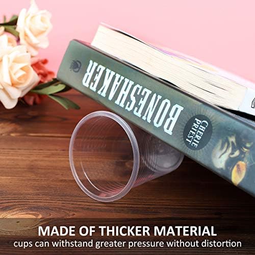 Paquete de 100 Vasos de Plástico de 8 Oz, Vasos Transparentes Desechables para Agua, Vasos Plásticos Claros de 8 Oz - imagen 3