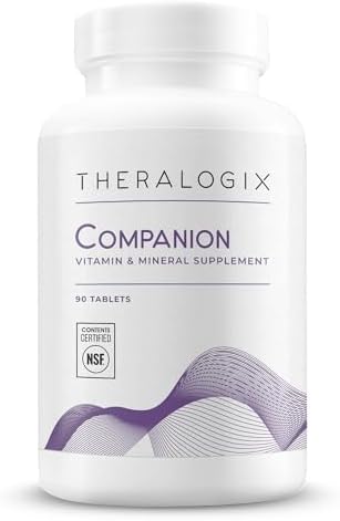 Theralogix Companion Suplemento Multivitamínico y Mineral - Suministro para 90 Días - Sin Hierro, Vitamina D o K - B, Zinc y Magnesio - Certificado - imagen 1