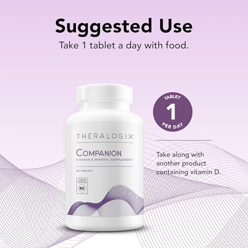 Theralogix Companion Suplemento Multivitamínico y Mineral - Suministro para 90 Días - Sin Hierro, Vitamina D o K - B, Zinc y Magnesio - Certificado - imagen 4