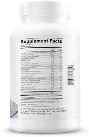 Theralogix Companion Suplemento Multivitamínico y Mineral - Suministro para 90 Días - Sin Hierro, Vitamina D o K - B, Zinc y Magnesio - Certificado - imagen 6