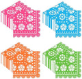 Paquete de 100 Servilletas de Papel Mexicanas para Fiesta, Desechables y Decorativas, con Diseño de Papel Picado, para Cumpleaños, Bodas y - imagen 1