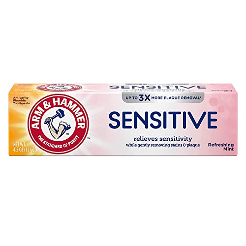 Pasta de Dientes ARM & HAMMER para Dientes y Encías Sensibles 4.5 oz (Paquete de 4) - imagen 1