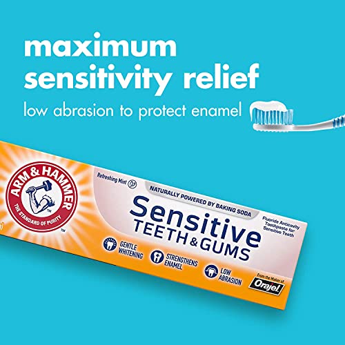 Pasta de Dientes ARM & HAMMER para Dientes y Encías Sensibles 4.5 oz (Paquete de 4) - imagen 4