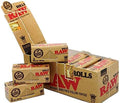 Papel de fumar Raw Rolls Classic King Size 55mm 3 Metros (9') Caja completa de 12 paquetes - imagen 1