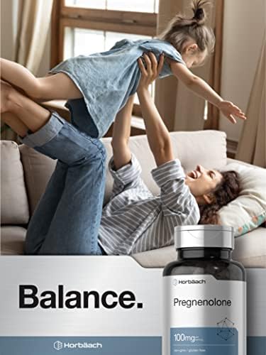 Suplemento de Pregnenolona Horbäach 100mg | 180 Cápsulas | Sin OGM y Sin Gluten - imagen 6