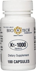 Bio-Tech K1-1000 (Vitamina K-1) 100 Cápsulas - imagen 1
