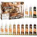 Kit de Reparación de Madera, 12 Rellenos de Color, para Muebles, Rayones, Grietas, Manchas y Descoloración en Muebles, Puertas, Gabinetes, Pisos y - imagen 1