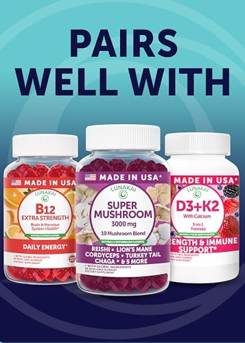 Cápsulas de Glicinato de Magnesio Puro Lunakai 120mg con B6 (P-5-P) – Suplemento de Magnesio de Alta Absorción para Sueño y Soporte Muscular, 90ct - imagen 8