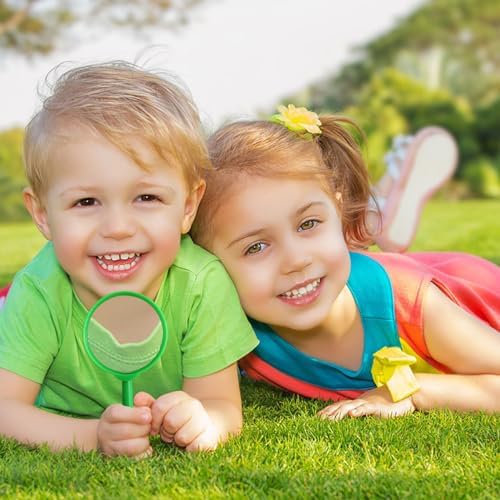 Lupas de Plástico para Niños 24 Piezas, Lentes de Mano Coloridos 5X, Mini Lupa para Clases de Ciencia y Observación al Aire Libre - IRCHLYN (8 - imagen 6