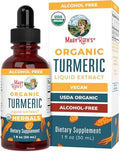 Extracto Líquido de Cúrcuma Orgánica MARYRUTH'S | Sin Azúcar | Orgánico USDA | Suplemento de Cúrcuma | Sin OGM | Sin Gluten | Vegano | Tintura Sin - imagen 1