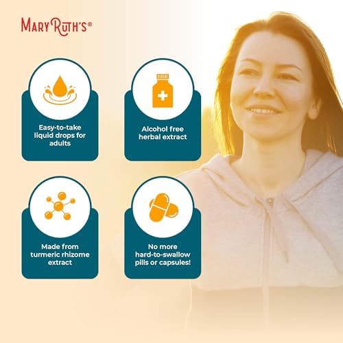 Extracto Líquido de Cúrcuma Orgánica MARYRUTH'S | Sin Azúcar | Orgánico USDA | Suplemento de Cúrcuma | Sin OGM | Sin Gluten | Vegano | Tintura Sin - imagen 6