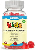 Gomitas ABYSSUS de Arándano para Niños – con D-Mannosa, Saúco, Vitamina C, Zinc, Apoyo Urinario e Inmunológico – Inulina Prebiótica, Sabor Fresa, 60 - imagen 1