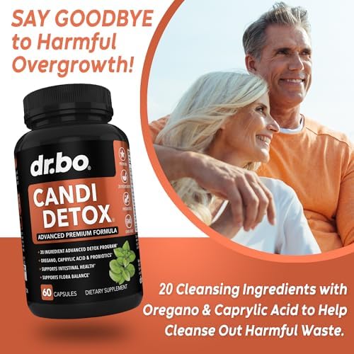Suplemento Detox Candida Cleanse para Hombres y Mujeres - Kit de Cápsulas de Soporte Candi Detox, Probioticos y Ácido Caprílico Natural - imagen 3