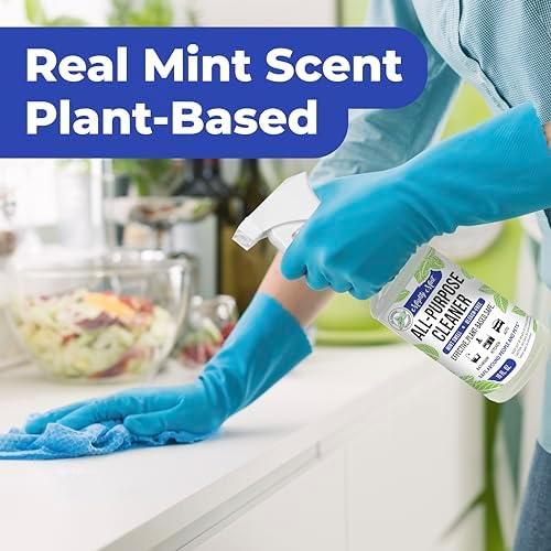 Limpiador Multiusos en Spray Mighty Mint – A base de plantas, para cocina, baño y hogar – Elimina grasa, suciedad y mugre - Aroma a menta, 16 oz - imagen 3