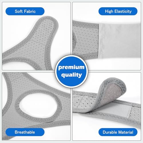 Cinta Anti Ronquidos Forzacx - Correa Ajustable y Cómoda para CPAP, Reduce Eficazmente los Ronquidos, Color Gris - imagen 4