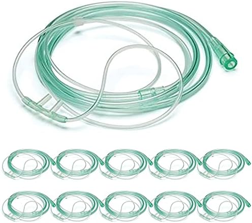 Paquete de 10 Canulas de Oxígeno Suaves de Alto Flujo y Tubo Delicado de 7' con Conexión Estándar - imagen 1