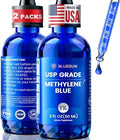 Gotas de Azul de Metileno Bluesun 1% Grado Farmacéutico - Hecho en EE. UU., Libre de Formaldehído, Probado por Terceros, Pureza USP, Libre de OGM, - imagen 1