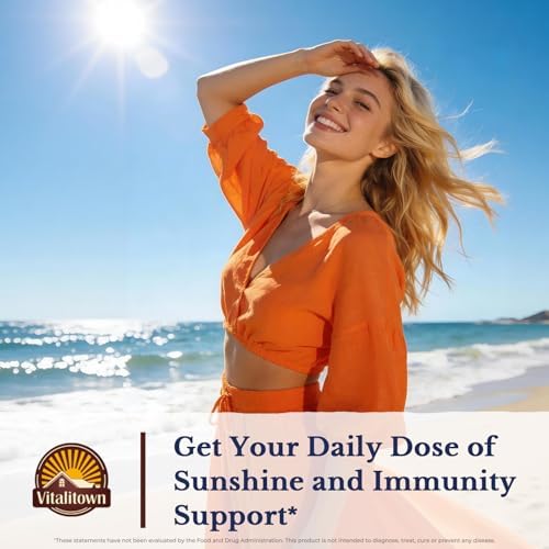 Suplemento de Vitamina D3 K2 Vitalitown, D3 5000 IU, K2 MK-7 100 mcg, No GMO, Sin Gluten ni Soja, para Huesos, Dientes, Inmunidad y Corazón, 120 - imagen 5