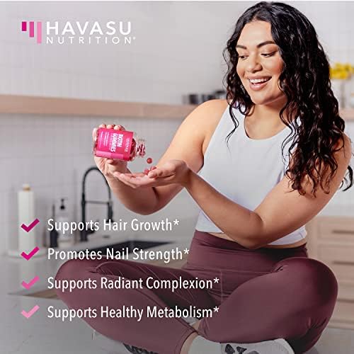 Gomitas de Biotina 5000mcg para Cabello, Piel y Uñas - Suplemento Vegano para Hombres y Mujeres - Apoyo Nutricional GLP-1 - Sabor Fresa, 90 piezas - imagen 5