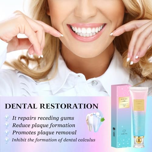 Pasta de Dientes Niacinamida 2PCS, Blanqueadora Intensiva, Aliento Fresco, Elimina Manchas Dentales - imagen 3
