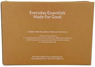 Tissues para auto Terre Bamboo, 3 capas, sin blanquear, libres de PFAS, recargables, 4 paquetes (200 hojas), sostenibles y ecológicos. - imagen 5