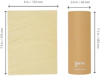 Tissues para auto Terre Bamboo, 3 capas, sin blanquear, libres de PFAS, recargables, 4 paquetes (200 hojas), sostenibles y ecológicos. - imagen 6