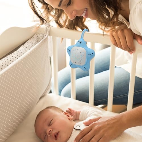 Máquina de Sonido Blanco Portátil para Bebés, Soporte Recargable con Proyector y Luz Nocturna para Sueño Profundo, Música Calmante para Viajes y Cunas - imagen 5