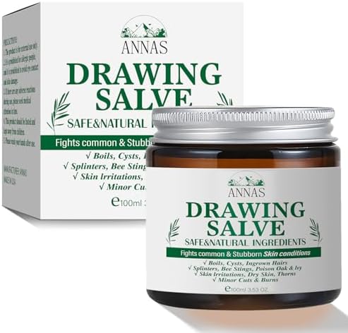 Ungüento Dibujo para Vello Encarnado, Forúnculos y Quistes, Máxima Potencia, Acción Rápida para Remover Astillas, Picaduras de Insectos y Abejas - imagen 1