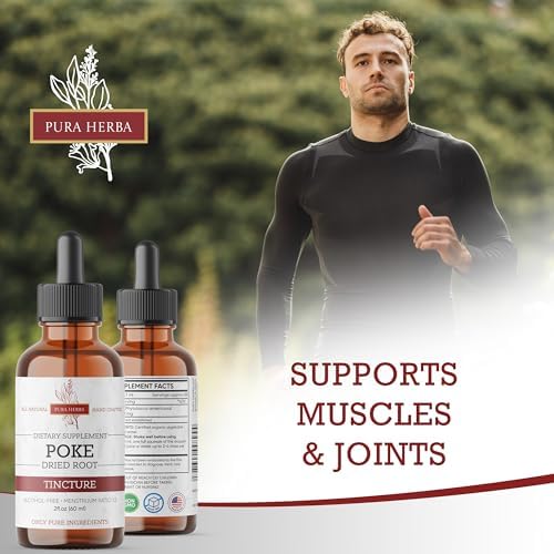 Tintura Orgánica de Raíz de Poke Pura Herba | Extracto Líquido de Raíz de Poke | Suplemento Herbal para Apoyo Inmunológico y Salud Linfática | Vegano - imagen 2