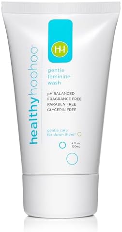 Jabón Femenino Suave Healthy Hoohoo para Mujeres, Limpiador pH Balanceado para Vulva, Natural y Sin Fragancia (4 fl oz) - imagen 1
