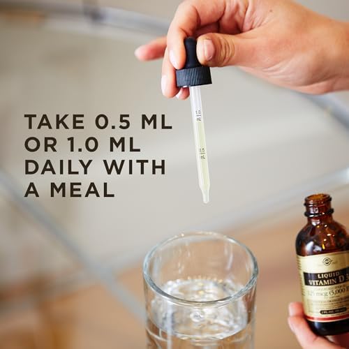 Solgar Vitamina D3 Líquida 125 mcg (5,000 UI) - 2 fl oz, Paquete de 2 - Sabor Natural a Naranja - Apoya Huesos y Dientes Saludables - Sin Gluten ni - imagen 3