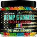 Gomitas de Cáñamo para Dormir y Relajación - Ositos de Goma Frutales, Infundidos con Aceite de Cáñamo, Sin Melatonina - Hecho en EE. UU. - 96 Ositos - imagen 1
