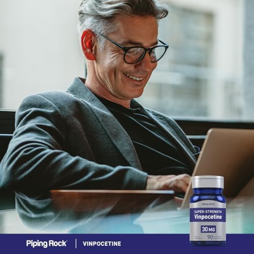 Piping Rock Vinpocetina 30mg | 90 Cápsulas | Suplemento de Alta Potencia | Sin OGM, Libre de Gluten - imagen 6