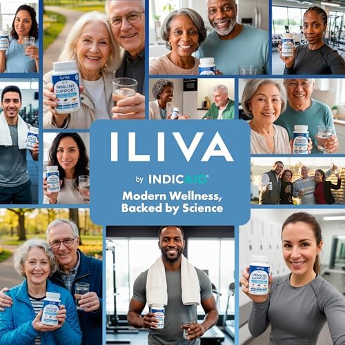 Suplemento Inmunológico ILIVA by INDICAID 9 en 1: 60 Tabletas para 30 Días con Vitamina C, D3, Calcio, Zinc y Hierbas Propietarias como Saúco, - imagen 6
