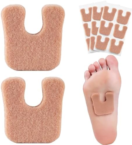 Almohadillas para los pies con molesquina gruesa - 20 piezas de almohadillas para metatarsos - Para callos, talones y más - imagen 1