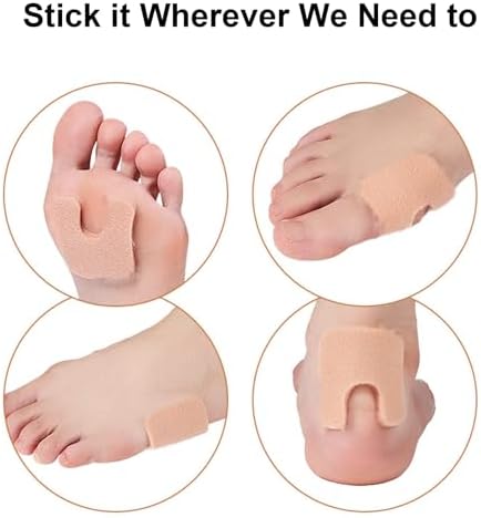 Almohadillas para los pies con molesquina gruesa - 20 piezas de almohadillas para metatarsos - Para callos, talones y más - imagen 4